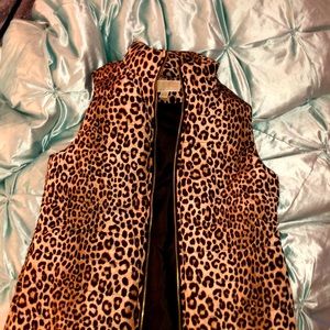 Michael Kors Leopard Vest